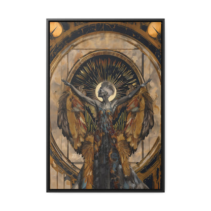 Aurora – Ethereal Modern Art on Framed Gallery Wrap Canvas