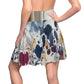 Floral Ink - Women's Skater Skirt