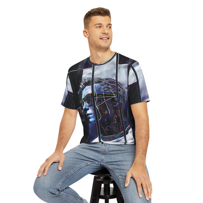 Right on Blue - Men's Polyester Tee