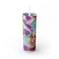 Abstract Irisies - 20oz Tumbler with Straw