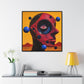 One Eye Forward – Modern Abstract Sci-Fi Wall Art Print on Framed Gallery Wrap Canvas