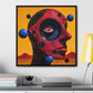 One Eye Forward – Modern Abstract Sci-Fi Wall Art Print on Framed Gallery Wrap Canvas