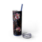 Greetings - Skinny Tumbler with Straw, 20oz