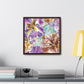 Abstract Irisies – Framed Gallery Wrap Canvas