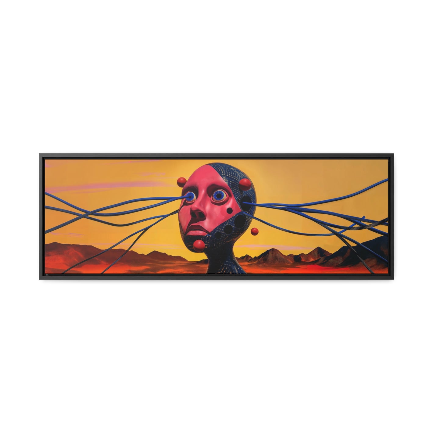 Dream Connection – Sci-Fi Surrealism Wall Art Print on Framed Gallery Wrap Canvas