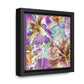 Abstract Irisies – Framed Gallery Wrap Canvas