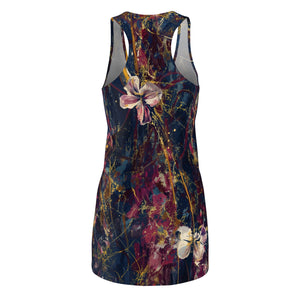 Floral Fusion Surrender - Women's Cut & Sew Racerback Dress