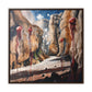 I Hadn't Seen That Before – Cosmic Canyon Modern Wall Art Print on Framed Gallery Wrap Canvas