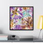 Abstract Irisies – Framed Gallery Wrap Canvas